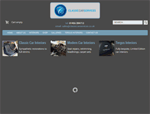 Tablet Screenshot of classiccarservices.co.uk
